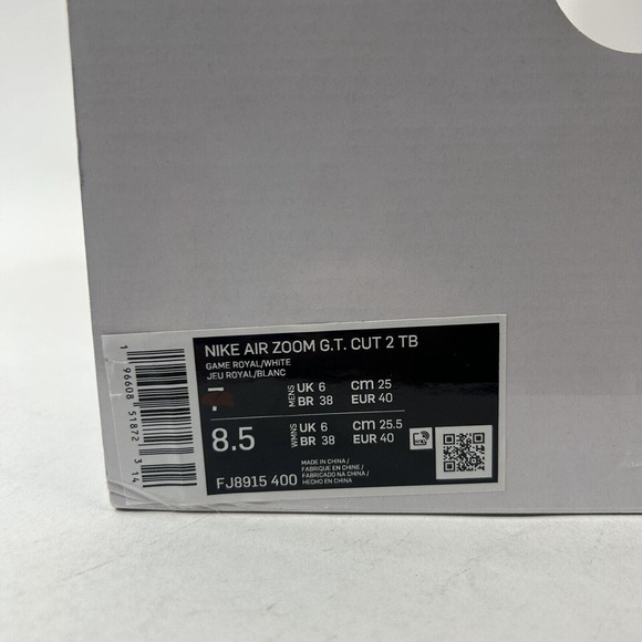 Nike Air Zoom GT Cut 2 TB Promo “Game Royal Blue" 2024 - Picture 5 of 5
